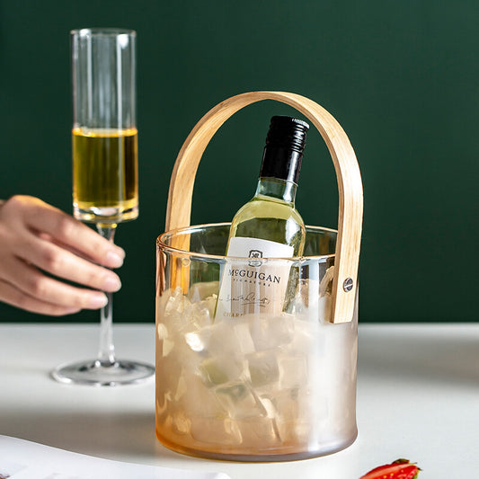 Glass Wine Bucket Cooler, Fruit and snack basket