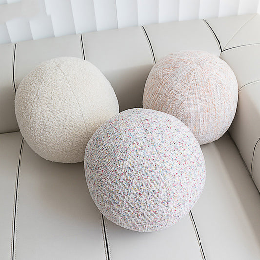 Pink Purple Ball Pillow Nordic Style